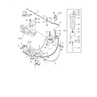 FIG 32. FUEL PIPE & FUEL STRAINER