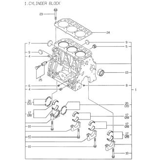 FIG 1. CYLINDER BLOCK