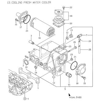 FIG 13. COOLING FRESH WATER COOLER