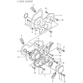 FIG 2. GEAR HOUSING