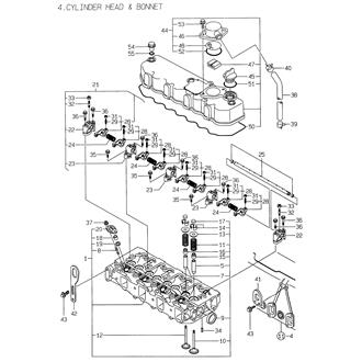 FIG 4. CYLINDER HEAD & BONNET