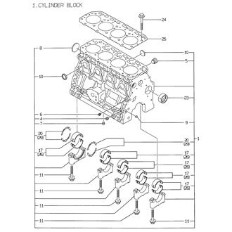 FIG 1. CYLINDER BLOCK