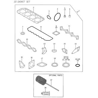 FIG 22. GASKET SET