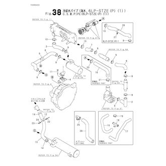 FIG 38. COOLING SEA WATER PIPE(6LP-STZE(P)1)