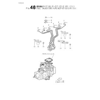 FIG 46. FUEL INJECTION PIPE(6LP-DT(Z)E(P)1)