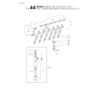 FIG 44. FUEL INJECTION VALVE (6LP-DT(Z)E(P)1)