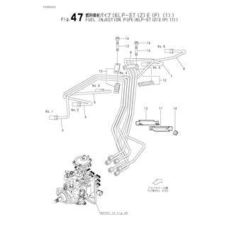 FIG 47. FUEL INJECTION PIPE(6LP-ST(Z)E(P)1)