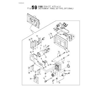 FIG 59. INSTRUMENT PANEL(B-TYPE,OPTIONAL)