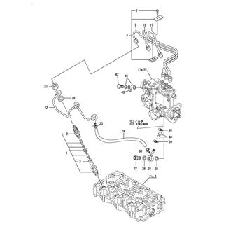 FIG 23. FUEL INJECTION VALVE & FUEL INJECTION PIPE