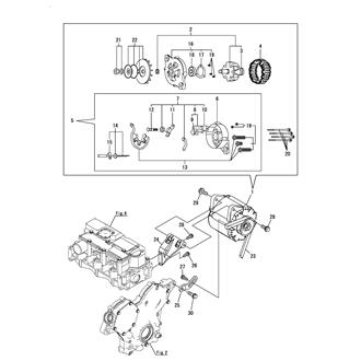 FIG 32. GENERATOR(HITACHI/80A)(UP TO E/#E20847)