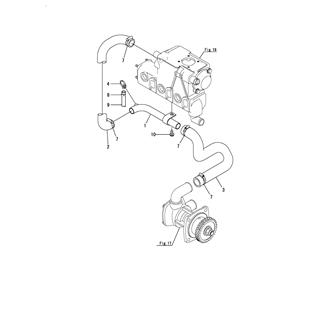 FIG 47. (20A)COOLING SEA WATER PIPE(REAR PUMP SPEC.:OPTIONAL)