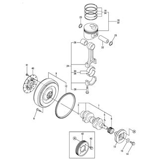 FIG 10. CRANKSHAFT & PISTON