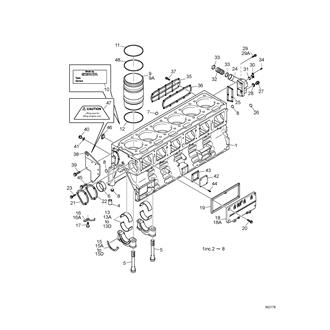 FIG 5. CYLINDER BLOCK(E6517584-)