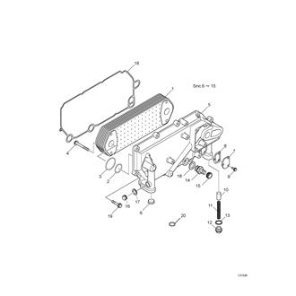 FIG 19. OIL COOLER(E6513050-)