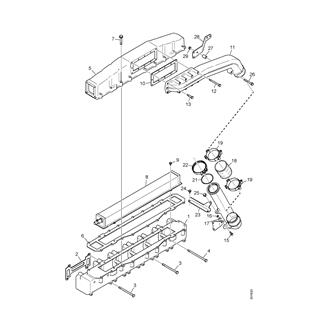 FIG 34. INTAKE MANIFOLD(E6512437-)