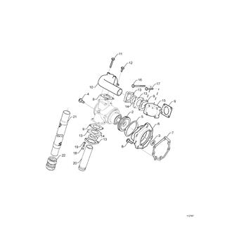 FIG 58. SEA WATER PUMP,MOUNTING