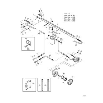 FIG 79. FUEL MANIFOLD,LH(E6510529-6511717)