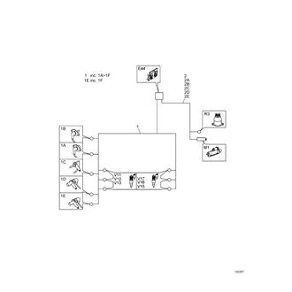 FIG 96. CABLE HARNESS,ENGINE(-E6513142)