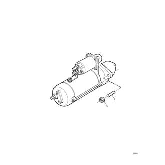 FIG 90. STARTER MOTOR, FITTING PARTS