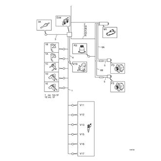 FIG 99. CABLE HARNESS,ENGINE(E6515771-)