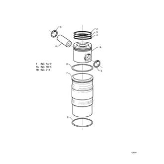 FIG 106. REPAIR KIT, PISTON AND LINER