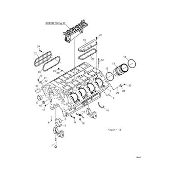 FIG 7. CYLINDER BLOCK(E6500001-6510539)