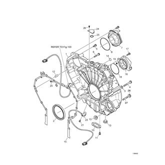 FIG 16. FLYWHEEL HOUSING(E6500001-6513510)