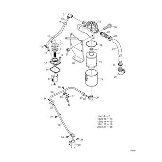 FIG 20. CRANKCASE VENTILATION(E1039758 - 1045447)