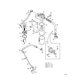 FIG 21. CRANKCASE VENTILATION(E1045448 -)