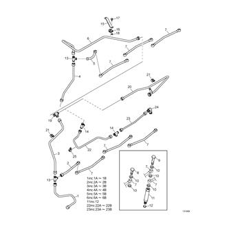 FIG 76. BLEED PIPE(E6500001-6510612)