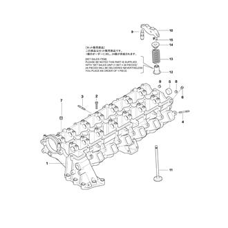 FIG 7. CYL.HEAD/VALVE TRAIN-CAMSHAFT