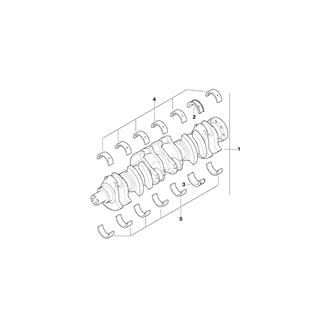 FIG 12. CRANKSHAFT WITH BEARING SHELLS