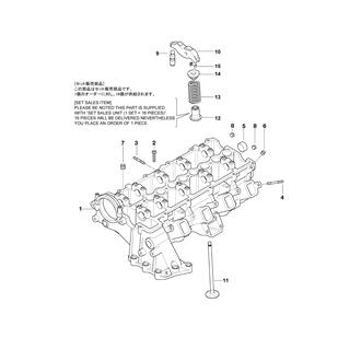 FIG 7. CYL.HEAD/VALVE TRAIN-CAMSHAFT