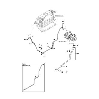 FIG 21. LUB.OILPIPE(TURBOCHARGER)