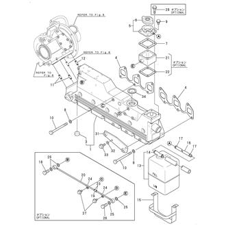FIG 13. EXHAUST MANIFOLD