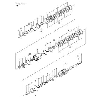 FIG 32. (12A)UNIVERSAL JOINT & CLUTCH(ZT370,ZT370H)