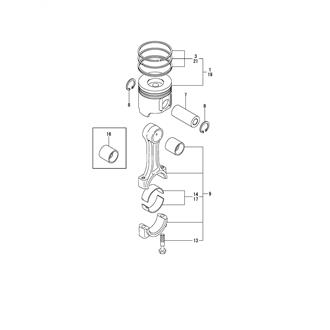 FIG 13. PISTON & CONNECTING ROD