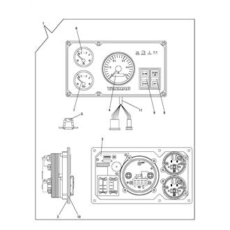 FIG 42. INSTRUMENT PANEL(C-TYPE/KEYLESS)(OPTIONAL)