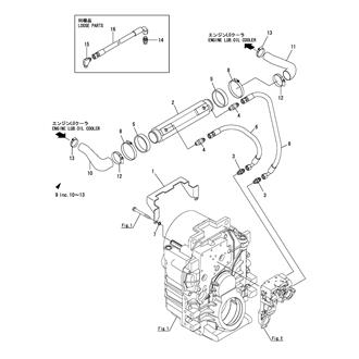 FIG 9. LUB. OIL COOLER(KMH50V)