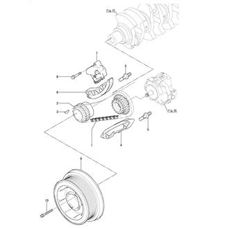 FIG 15. TIMING CHAIN LOWER P/DAMPER