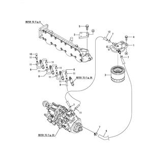 FIG 28. FUEL PIPE & FUEL STRAINER