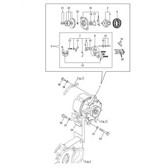 FIG 35. GENERATOR(12V-80A)(HITACHI: TO E14235)