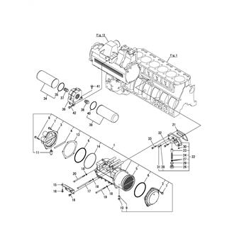 FIG 17. LUB. OIL COOLER & FILTER