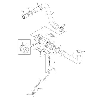 FIG 74. POWER STEERING COOLER(8LV320Z,350Z,370Z)(FROM E00687)