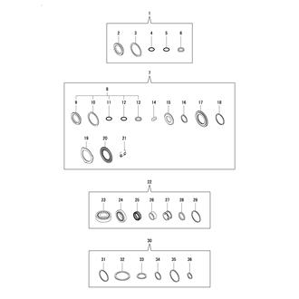 FIG 7. REPAIR PARTS(UPPER KIT)(OPTIONAL)