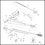 Tiller Handle Kit 50/60-45JET(816366A22 / A23 / A40)