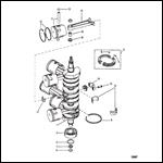 CRANKSHAFT, PISTONS AND CONNECTING RODS