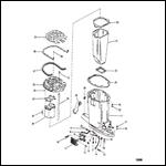 DRIVESHAFT HOUSING AND EXHAUST TUBE