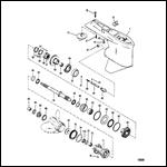 GEAR HOUSING (PROPSHAFT) - COUNTER ROTATION