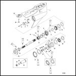 Gear Housing Prop Shaft-SR-FleetMaster 1E053148 and Below